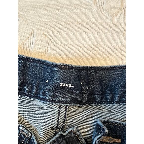 Old Navy Athletic Taper Slim Jeans Mens 33x32 - Picture 3 of 3